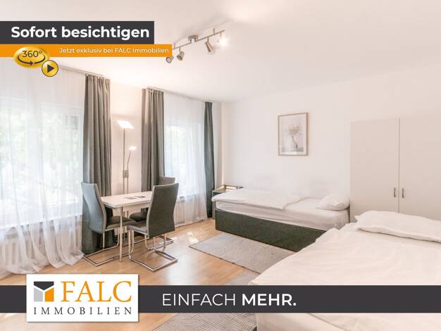 Wohnung zur Miete 1.800 € 1 Zimmer 26,1 m² 4. Geschoss Schützenbahn 15 Stadtkern Essen 45127