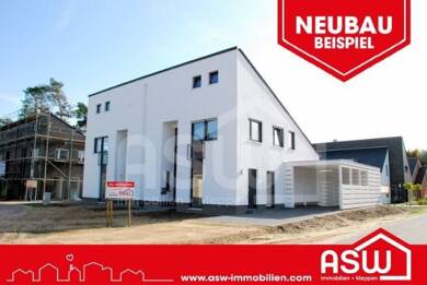 Doppelhaushälfte zum Kauf - Neubau provisionsfrei 425.000 € 6 Zimmer 105,9 m² 325 m² Grundstück Altstadt Meppen 49716