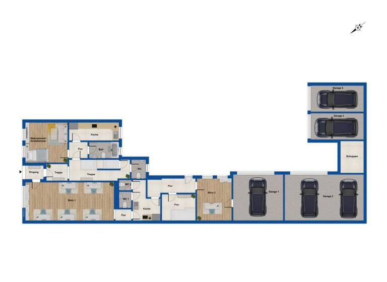 Mehrfamilienhaus zum Kauf 349.000 € 14 Zimmer 278,6 m² 367 m² Grundstück Mitte Velbert 42551