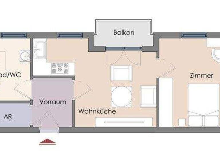 Wohnung zum Kauf - Erstbezug 199.000 € 2 Zimmer 38,6 m² Wolkersdorf im Weinviertel 2120