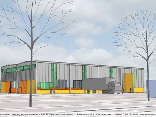 Lagerhalle zur Miete 6 € 1.500 m² Lagerfläche Vahrenheide Hannover 30179