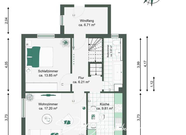 Doppelhaushälfte zum Kauf 160.000 € 4 Zimmer 100 m² 809 m² Grundstück Flechtingen 39345