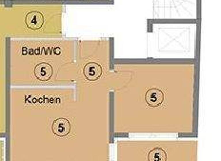 Wohnung zur Miete 520 € 2 Zimmer 40,1 m² 1. Geschoss frei ab 01.03.2026 Friedrichstraße 20 Gotha 99867