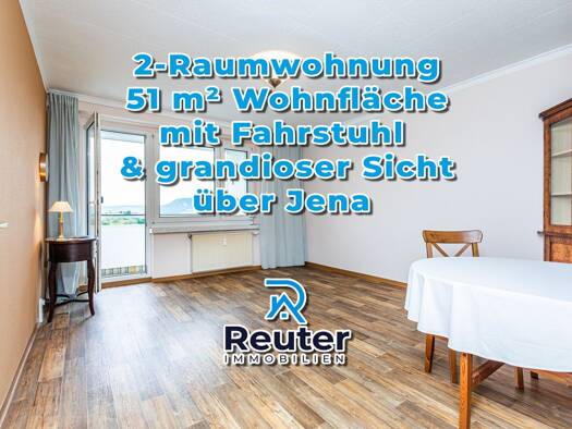 Wohnung zum Kauf 150.000 € 2 Zimmer 51,3 m² 9 Geschosse frei ab sofort Closewitzer Straße 9 Löbstedt Jena 07743