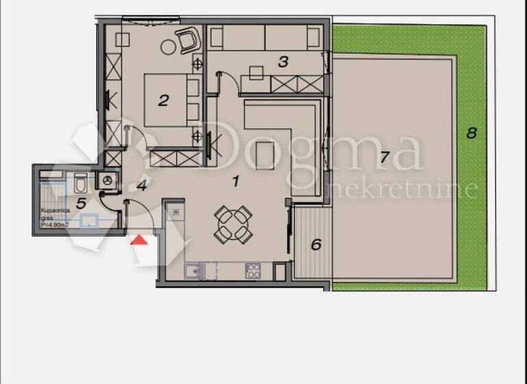 Wohnung zum Kauf 396.388 € 3 Zimmer 71 m² EG Makarska