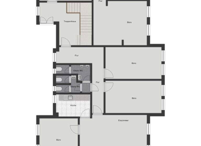 Bürogebäude zur Miete 2.054 € 8 Zimmer 316 m² Bürofläche Dieburg 64807
