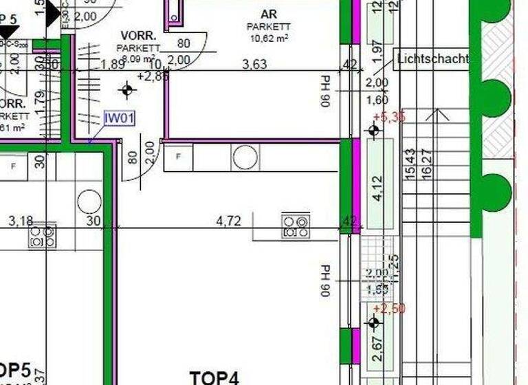 Wohnung zur Miete - Erstbezug 1.929 € 3 Zimmer 76,2 m² 1. Geschoss Heiligenstädter Straße 395a Wien 1190