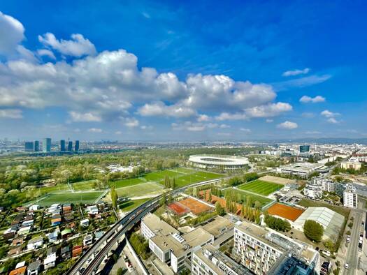 Terrassenwohnung zum Kauf 1.140.000 € 3 Zimmer 75,3 m² 37. Geschoss frei ab sofort Wehlistraße Wien 1020