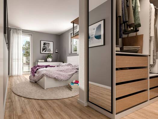Wohnung zum Kauf - Erstbezug 559.000 € 3 Zimmer 90 m² Geschoss 2/2 frei ab 01.10.2027 Zimmermannsgasse 6 Bruck Erlangen 91058
