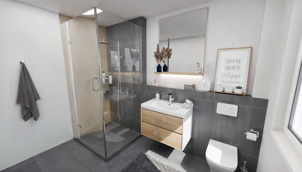 Immobilie in Ascha - Ein Stück Heimat -großzügige Neubau 3-Zimmer-Wohnung mit großen Balkon - EH 40 mit QNG Plus - Bild 4