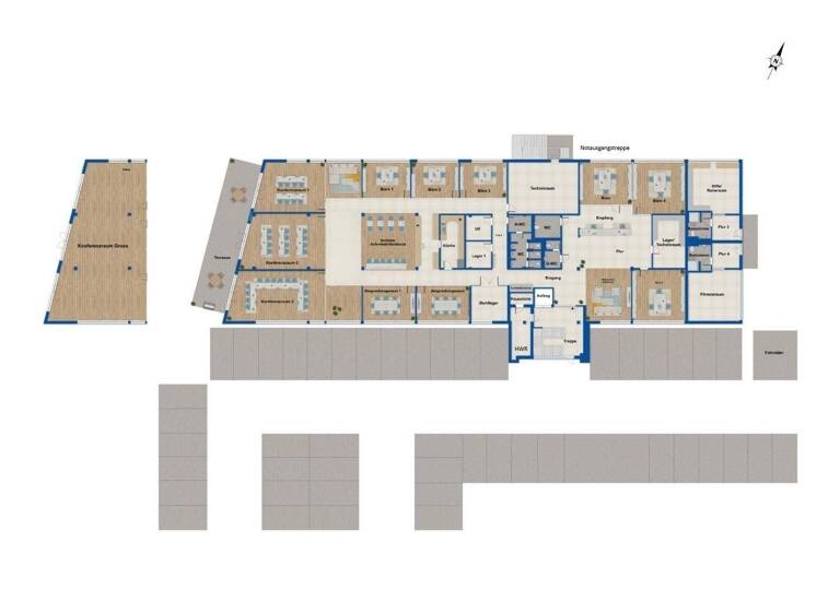 Bürogebäude zum Kauf 9.282.000 € 35 Zimmer 1.093,4 m² Bürofläche Bodenheim 55294