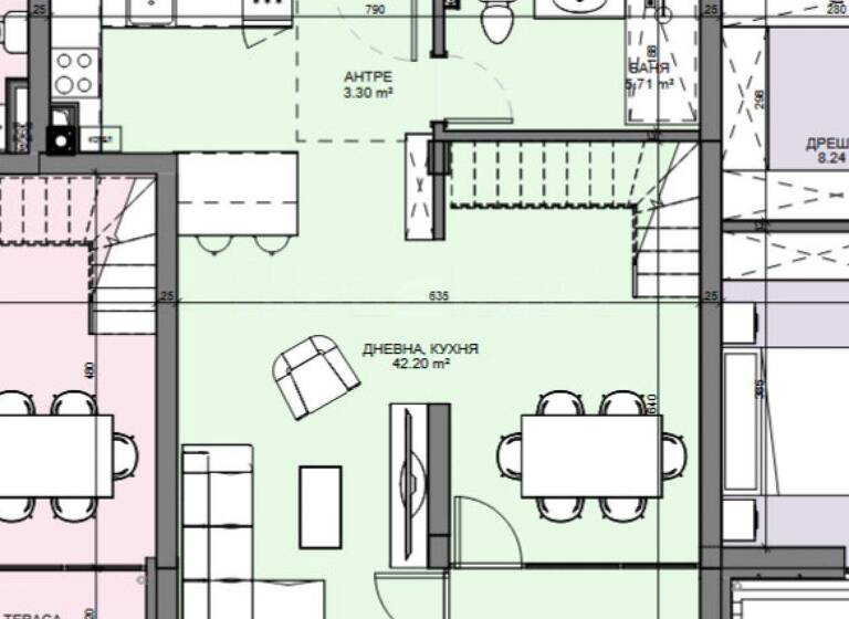 Studio zum Kauf 378.504 € 3 Zimmer 210,3 m² Borovets