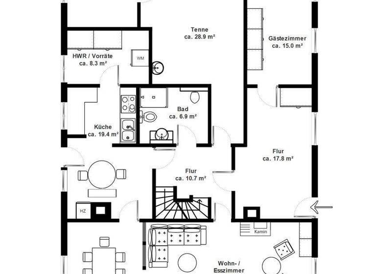 Einfamilienhaus zum Kauf 545.000 € 5 Zimmer 171 m² 959 m² Grundstück Wangelau 21483