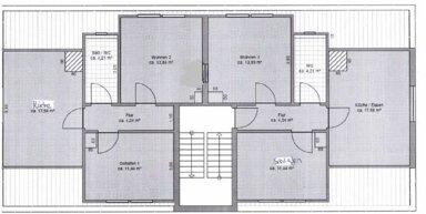 Wohnung zur Miete 380 € 2 Zimmer 51 m² 2. Geschoss Blechhammerstraße 8 Jägersfreude Saarbrücken 66125