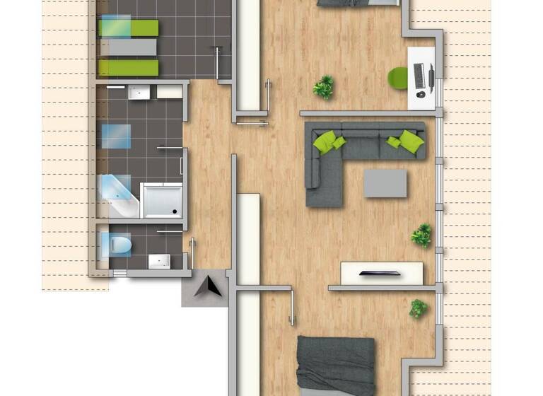 Wohnung zum Kauf 249.000 € 3 Zimmer 78 m² Feucht 90537