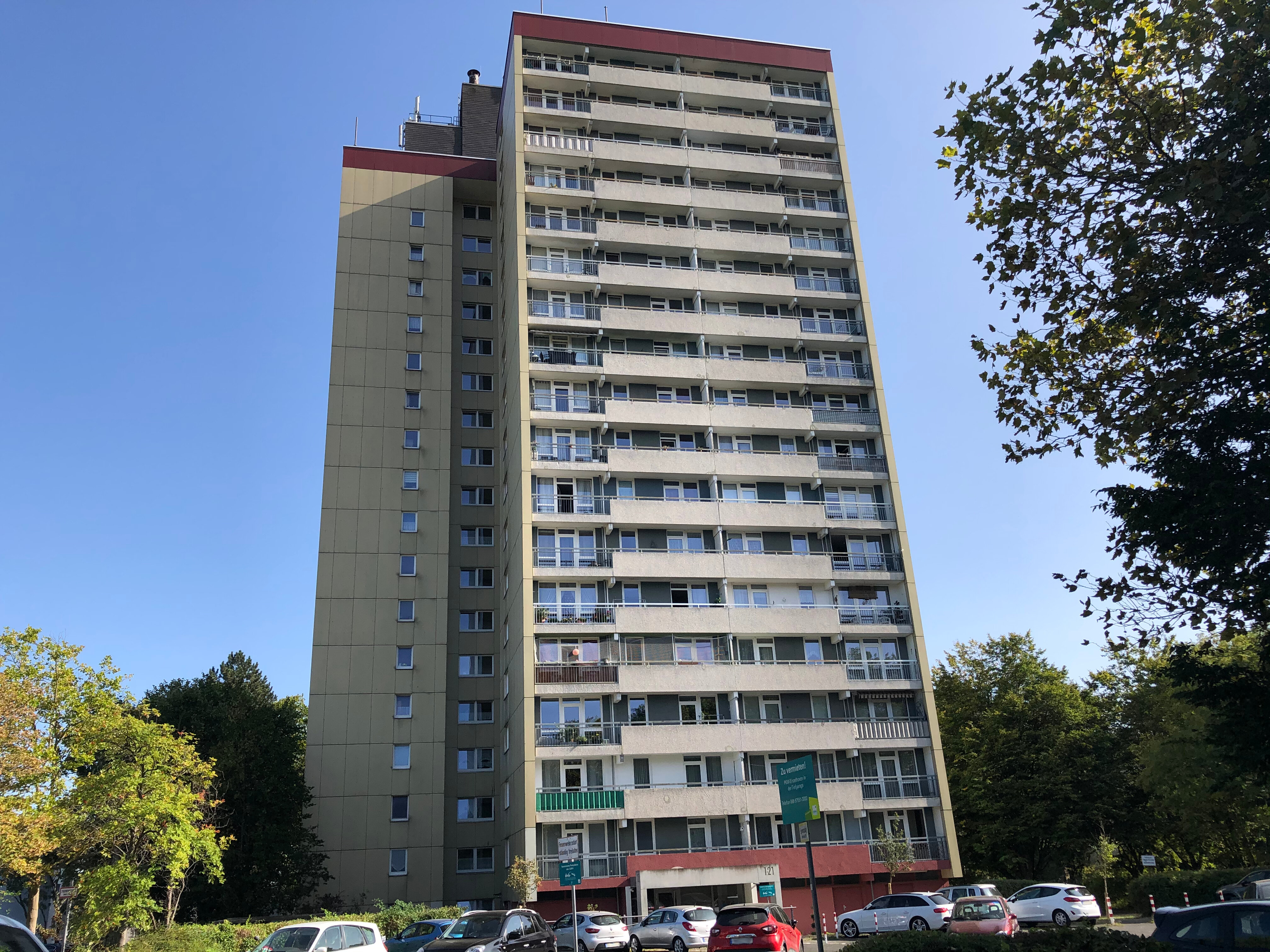 Wohnung zur Miete 653 € 2 Zimmer 62 m²<br/>Wohnfläche 16.<br/>Geschoss Gartenfeldstrasse 121 Wahlbezirk 07 Bad Homburg vor der Höhe 61350