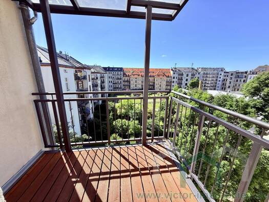 Wohnung zur Miete 1.400 € 2,5 Zimmer 123,4 m² 4. Geschoss Gustav-Adolf-Straße 39 Zentrum-Nordwest Mitte 04105