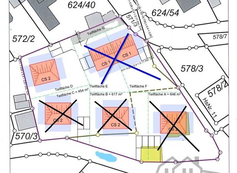 Grundstück zum Kauf 219.832 € 540 m² Grundstück frei ab sofort Pyrbaum 90602