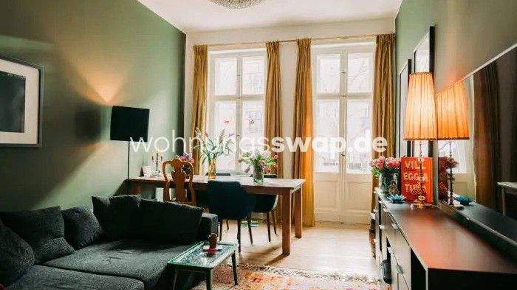 Studio zur Miete Tauschwohnung 707 € 3 Zimmer 83 m² 1. Geschoss Prenzlauer Berg Berlin 10407