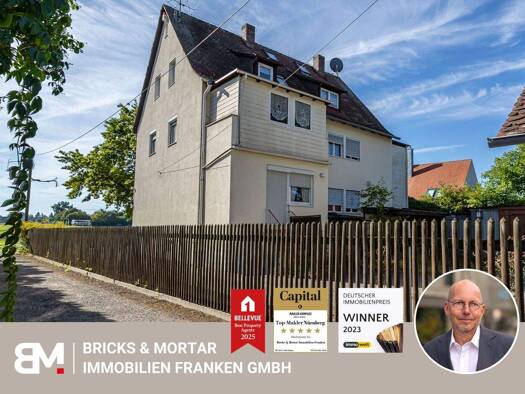 Mehrfamilienhaus zum Kauf 850.000 € 234 m² 1.079 m² Grundstück Poppenreuth Fürth-Poppenreuth 90765