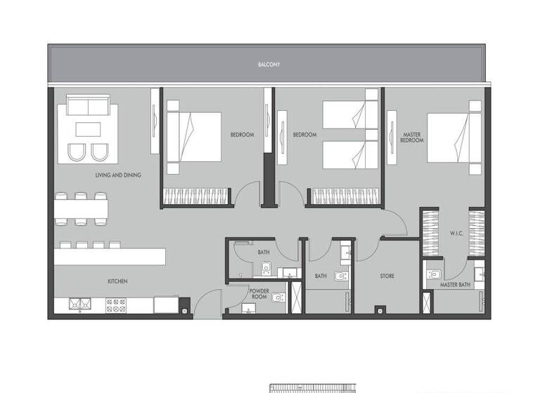 Wohnung zum Kauf provisionsfrei 548.700 € 4 Zimmer 159,8 m² Dubai 00000