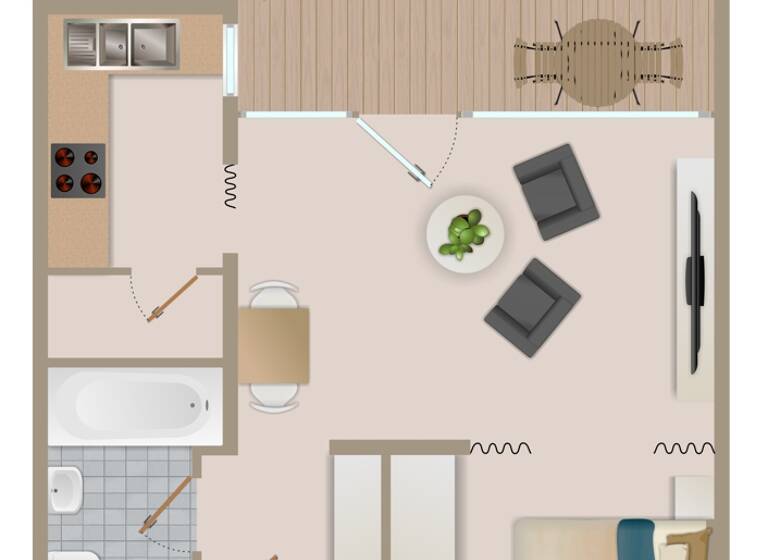 Studio zum Kauf 65.000 € 1 Zimmer 37,7 m² EG Bienenbüttel 29553