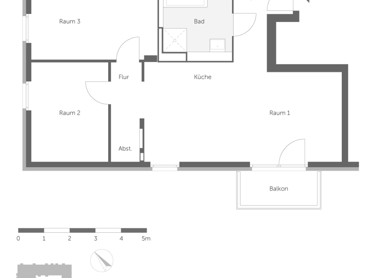Wohnung zur Miete nur mit Wohnberechtigungsschein 884 € 3 Zimmer 76,9 m² 5. Geschoss frei ab sofort Rotfederstraße 68 Tegel Berlin 13599