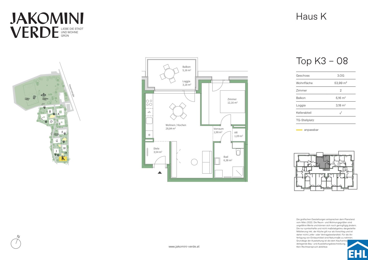 Wohnung zum Kauf 285.000 € 2 Zimmer 54 m²<br/>Wohnfläche 3.<br/>Geschoss Kasernstraße Jakomini Graz 8010