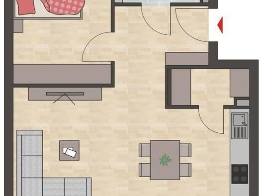 Penthouse zum Kauf - Erstbezug provisionsfrei 539.000 € 2 Zimmer 65,5 m² 4. Geschoss Radolfzell Radolfzell am Bodensee 78315