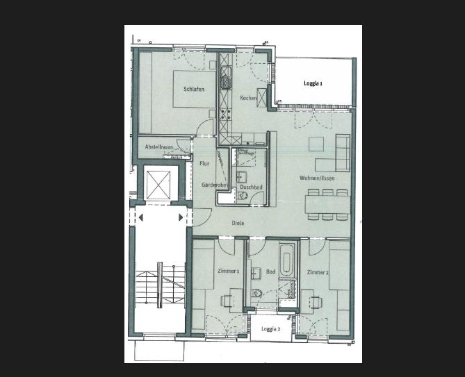 Wohnung zur Miete 2.400 € 4 Zimmer 107 m²<br/>Wohnfläche 1.<br/>Geschoss Unterbilk Düsseldorf 40217