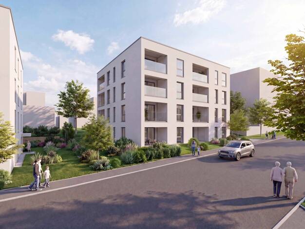 Penthouse zum Kauf - Neubau provisionsfrei 504.900 € 4,5 Zimmer 90,1 m² 3. Geschoss Steigle Laupheim Laupheim 88471