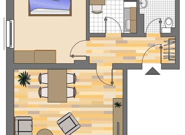 Wohnung zur Miete 389 € 3 Zimmer 52 m² EG frei ab 01.04.2026 Masurenstraße 12 Vorhalle Hagen 58089