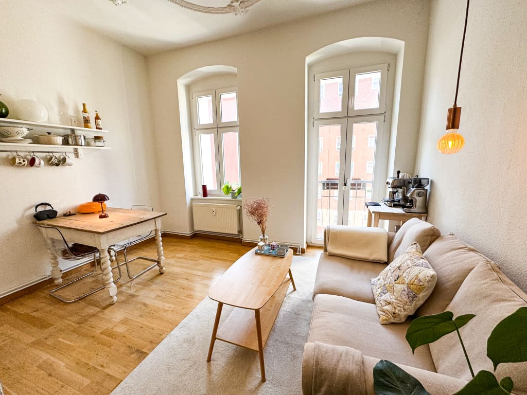 Wohnung zur Miete Wohnen auf Zeit 1.650 € 2 Zimmer 44 m²<br/>Wohnfläche ab sofort<br/>Verfügbarkeit Jasmunder Straße Gesundbrunnen Berlin 13355