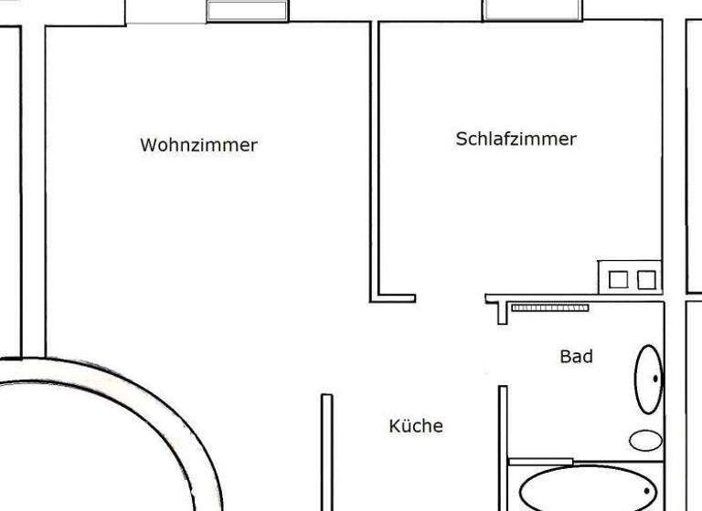 Wohnung zum Kauf als Kapitalanlage geeignet 58.000 € 2 Zimmer 46,4 m² Straßberger Str. 87 Stadtmitte Plauen 08527