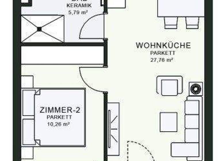 Wohnung zur Miete - Erstbezug 703 € 3 Zimmer 63,3 m² EG frei ab 01.06.2026 Fröhlichgasse 23-35 Jakomini Graz 8010
