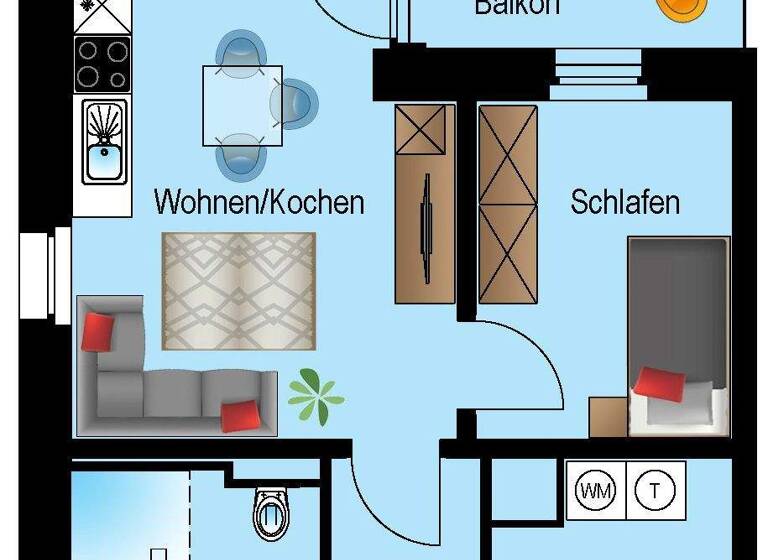 Wohnung zur Miete 935 € 1,5 Zimmer 45,3 m² frei ab 01.06.2026 Posthausen 8 Posthausen Ottersberg 28870