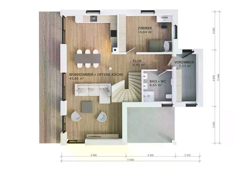 Haus zum Kauf 306.980 € 4 Zimmer 134,8 m²