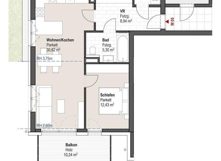 Wohnung zum Kauf provisionsfrei 406.517 € 59,8 m² Piesendorf 5721