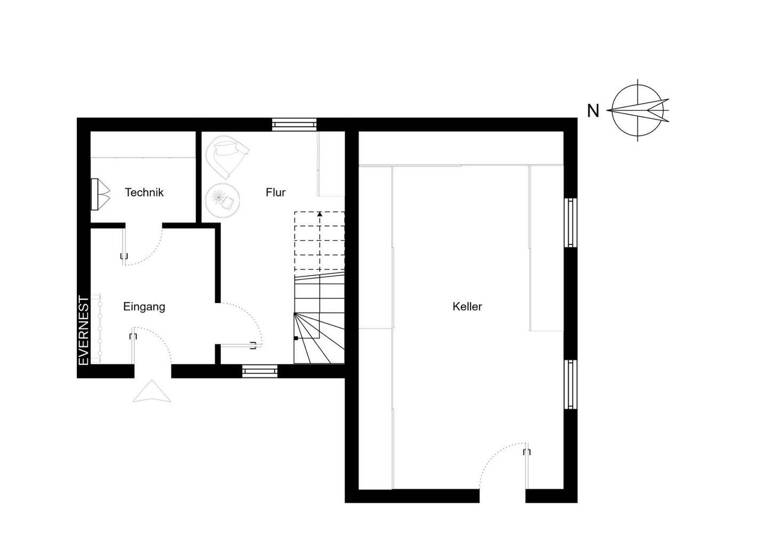 Reihenendhaus zum Kauf 185.000 € 3 Zimmer 75 m² 44 m² Grundstück Waibstadt 74915
