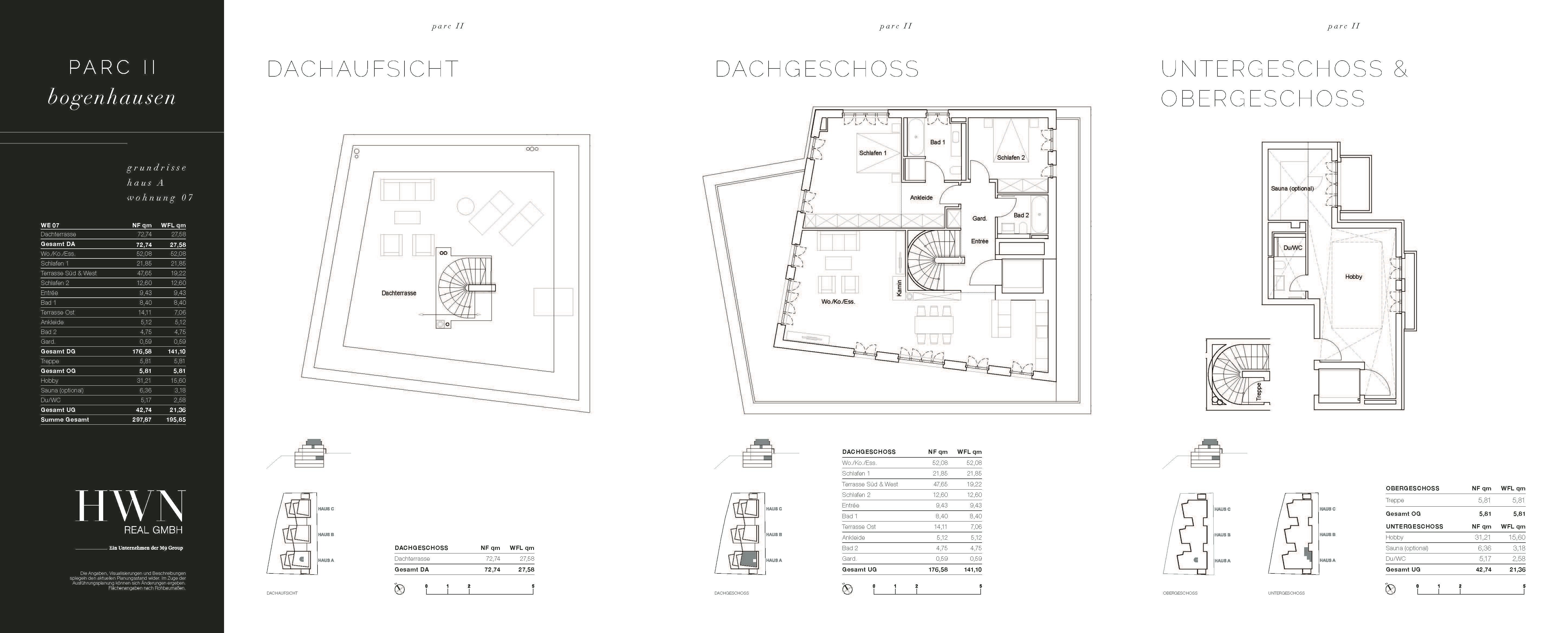 Penthouse zum Kauf provisionsfrei 4.595.000 € 3 Zimmer 196 m²<br/>Wohnfläche Herzogpark München 81925