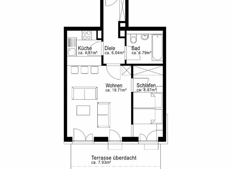 Wohnung zum Kauf 396.000 € 2 Zimmer 51 m² Allach-Untermenzing München 80997