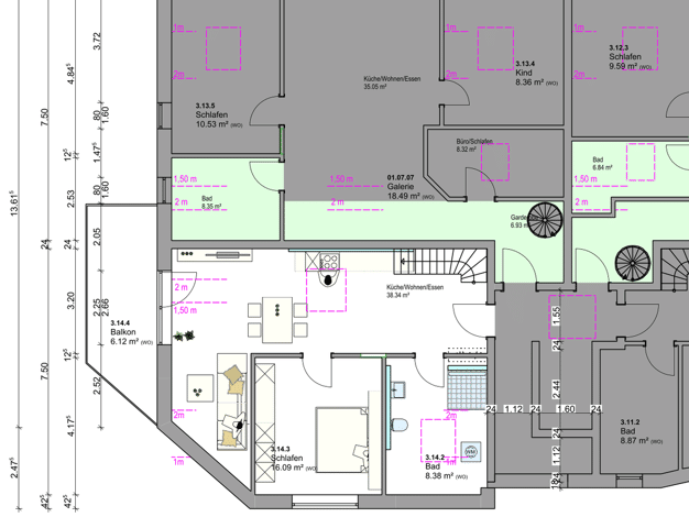 Maisonette zum Kauf - Neubau provisionsfrei 589.100 € 3 Zimmer 84,2 m² Friedrichshafen Friedrichshafen 88045
