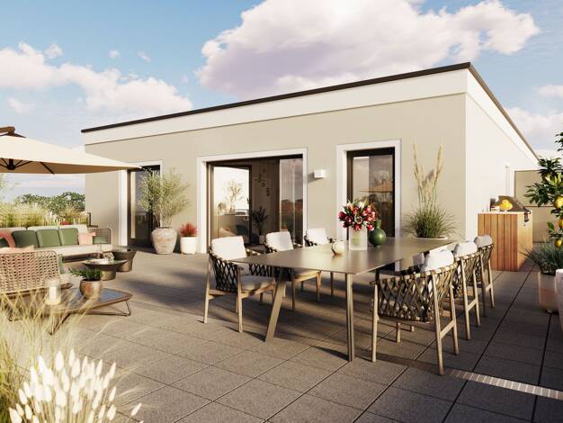 Wohnung zum Kauf - Neubau provisionsfrei 979.000 € 4 Zimmer 105,2 m² 3. Geschoss frei ab sofort Am Schäferanger 2-12 Oberschleißheim 85764