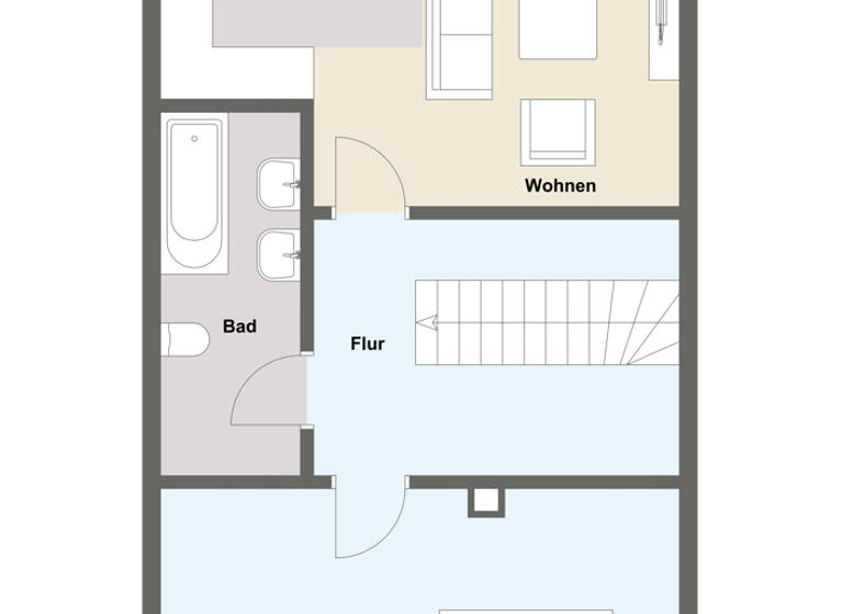 Wohnung zur Miete 390 € 2 Zimmer 45 m²<br/>Wohnfläche Dachgeschoss<br/>Geschoss ab sofort<br/>Verfügbarkeit Lerchenbergshof Oberdachstetten 91617