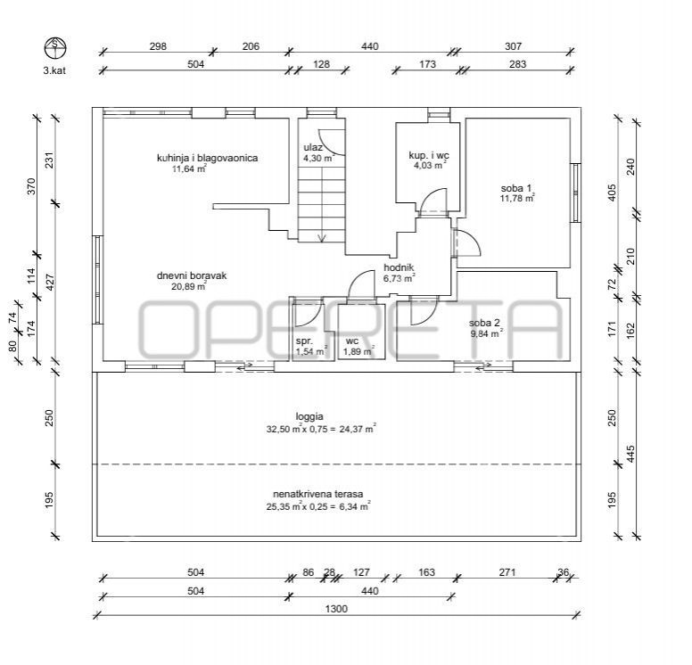 Wohnung zum Kauf 320.000 € 3 Zimmer 94 m²<br/>Wohnfläche 3.<br/>Geschoss Ilica Vrapce