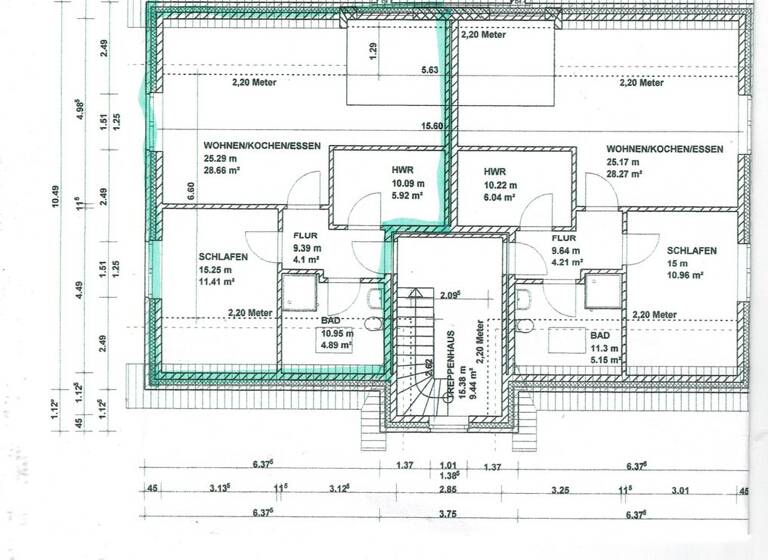 Wohnung zur Miete 495 € 2 Zimmer 55 m² Geschoss 1/2 frei ab 01.07.2026 Minsen Wangerland 26434
