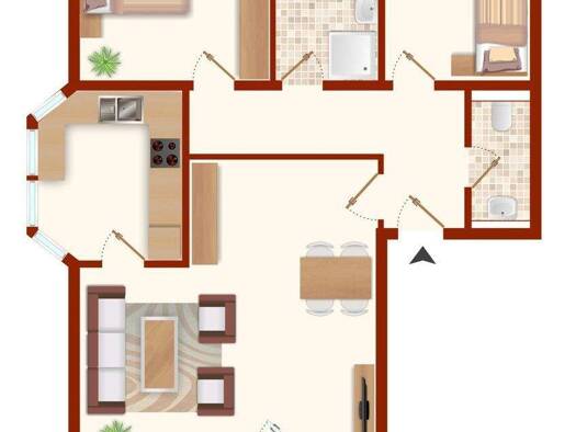 Wohnung zum Kauf 240.000 € 3 Zimmer 72,6 m² Belsen Mössingen-Belsen 72116