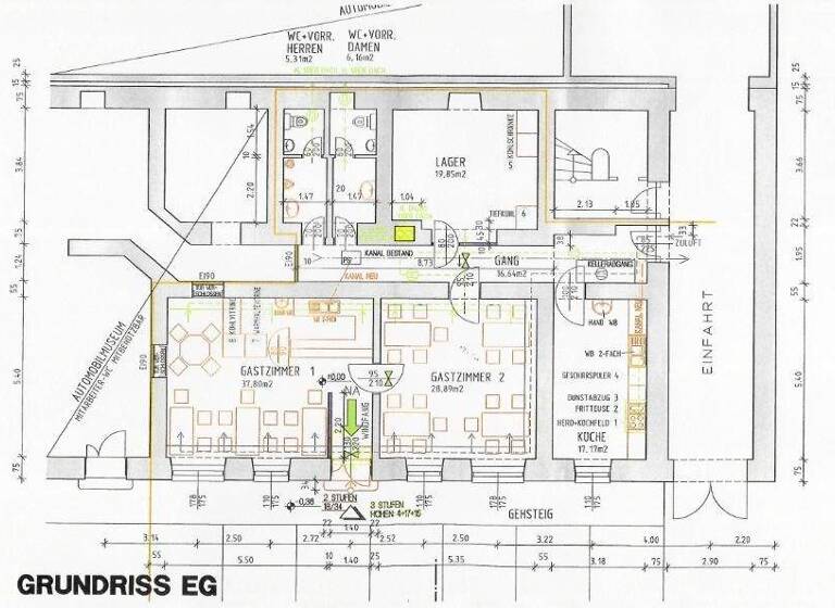 Restaurant zur Miete 1.000 € Aspang Markt 2870
