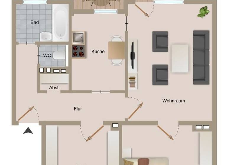 Wohnung zum Kauf 229.000 € 3 Zimmer 68 m² Buchheim Köln 51063