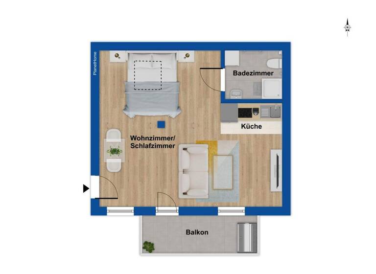 Studio zum Kauf 135.000 € 1 Zimmer 38 m² Südvorstadt Leipzig 04275